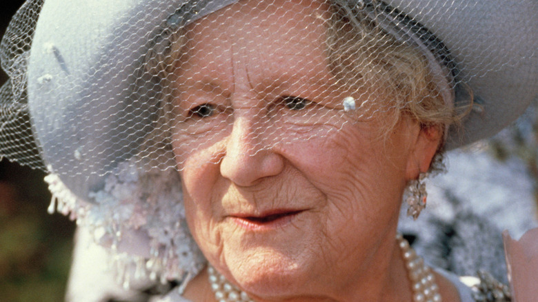 The Queen Mother smiling