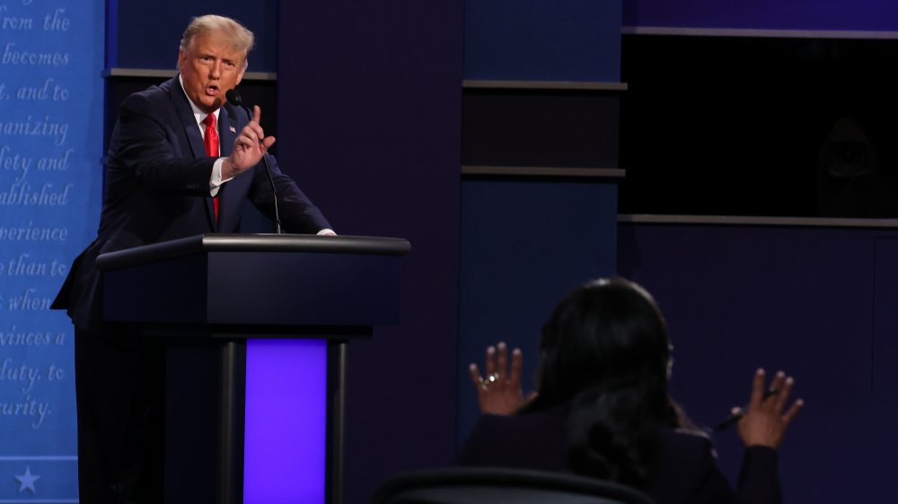 Donald Trump at final presidential debate