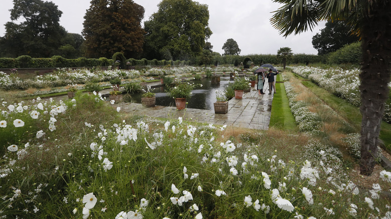 Princess Diana's sunken garden at Kensington Palace
