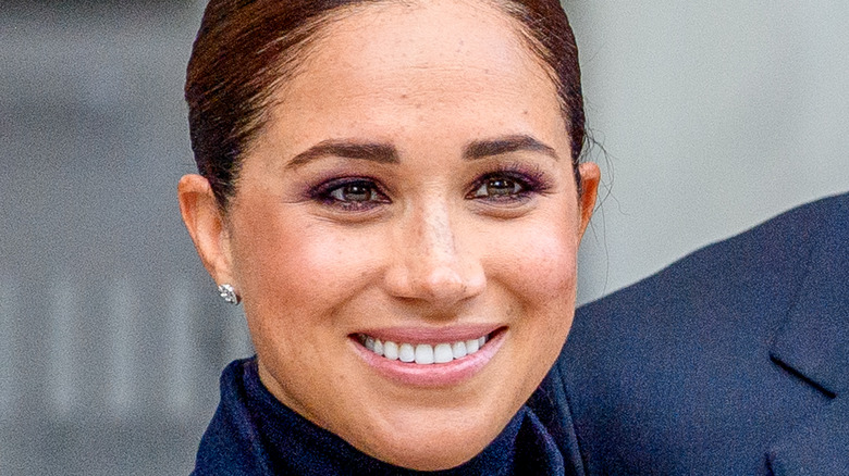 Meghan Markle smiling