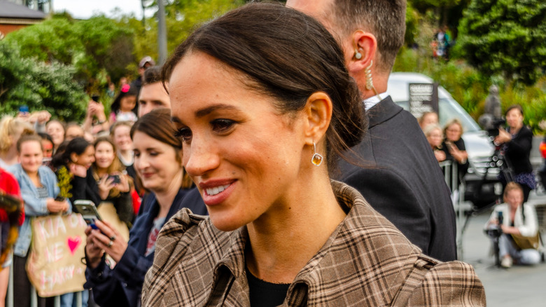 Meghan Markle talking