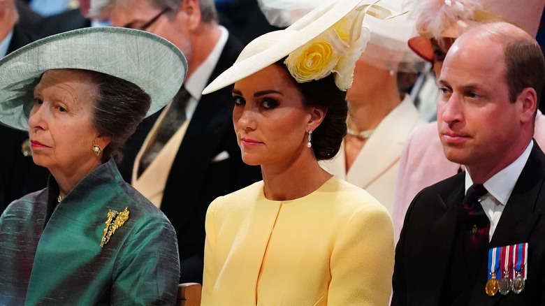 Princess Anne Princess Catherine Prince William Platinum Jubilee