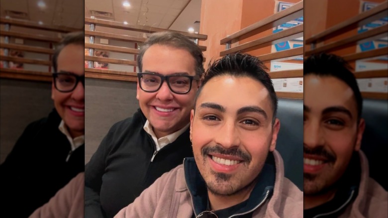 A selfie of George Santos and Matt Gerard