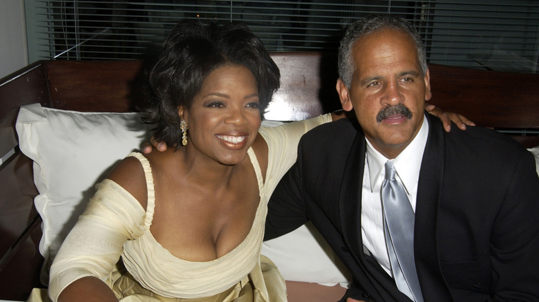 Oprah Winfrey & Stedman Graham.