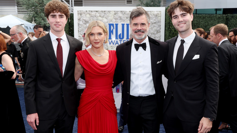 Rhea Seehorn and family at 2026 Oscars