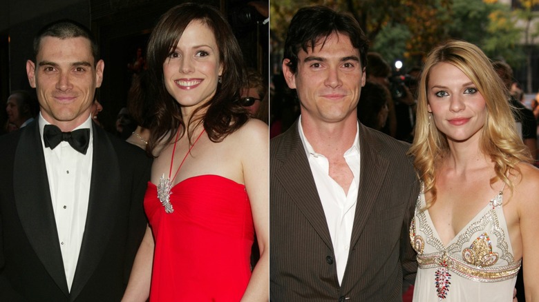 A split image of Billy Crudup and both Mary Louise Parker and Claire Danes