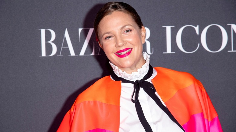 actress Drew Barrymore smiling