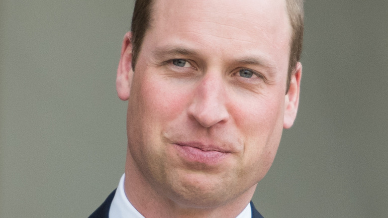 Prince William looking thoughtful