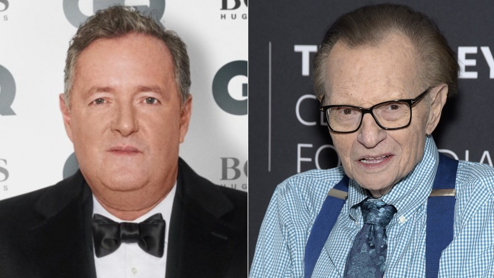 Piers Morgan and Larry King