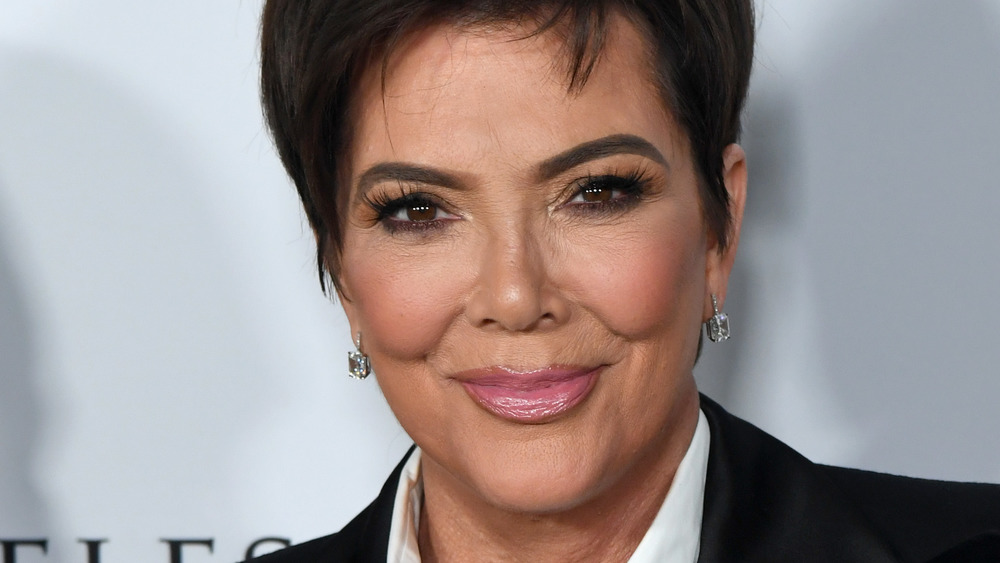 Kris Jenner smiling up close