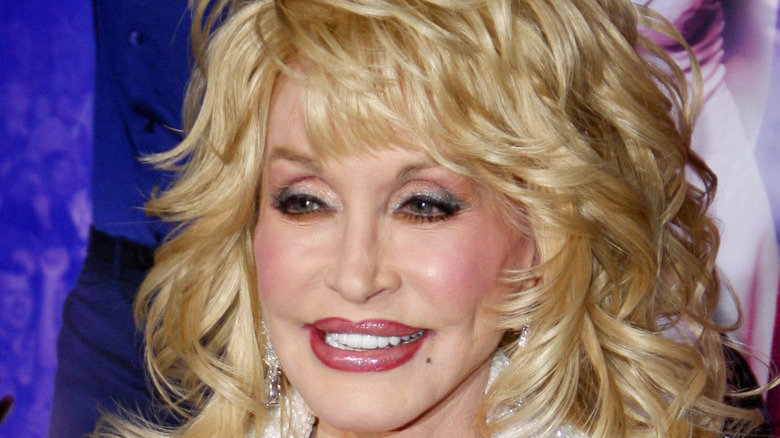 Dolly Parton smiling