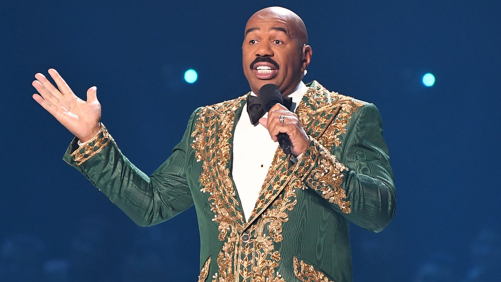 Steve Harvey on stage