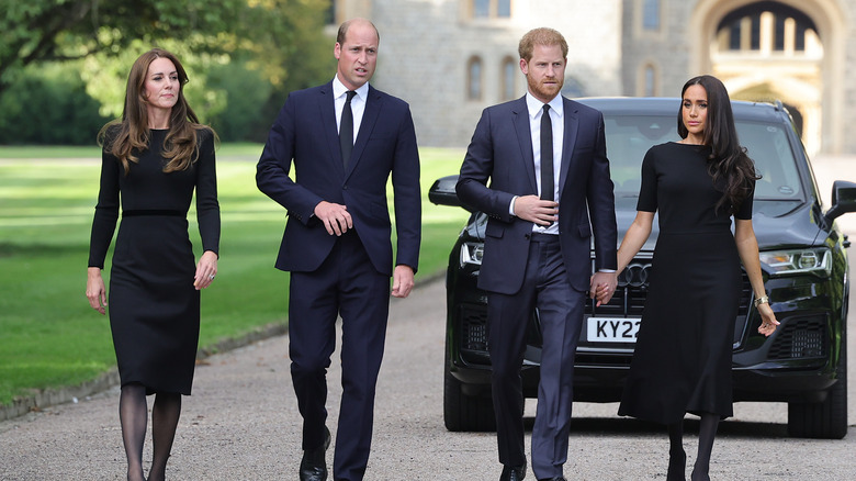William, Catherine, Harry, and Meghan