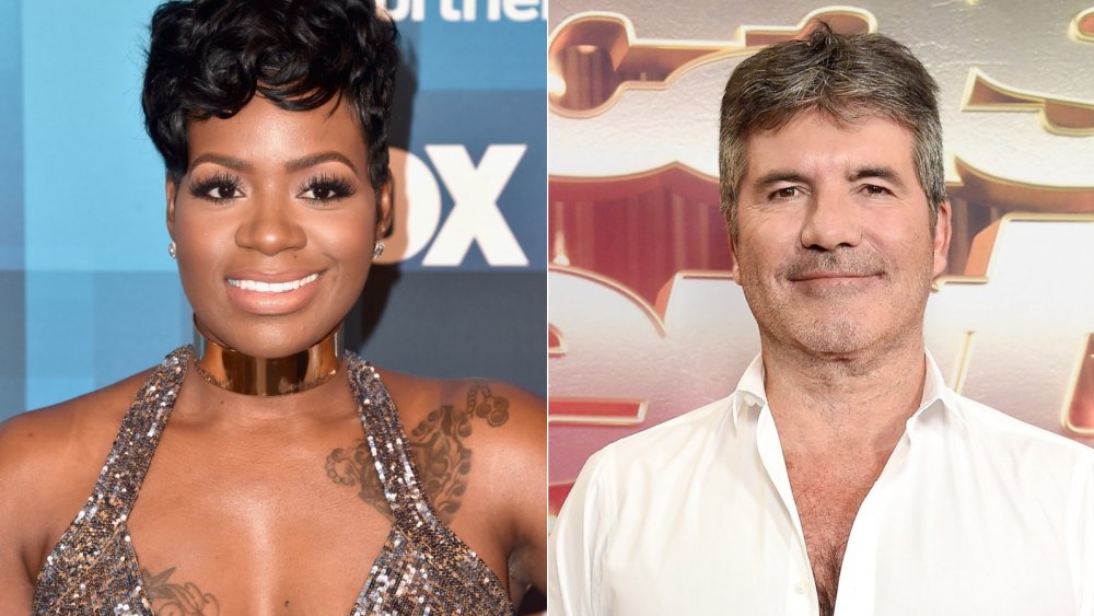 Fantasia Barrino and Simon Cowell