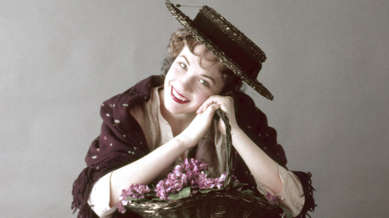 A portrait of Julie Andrews in My Fair Lady