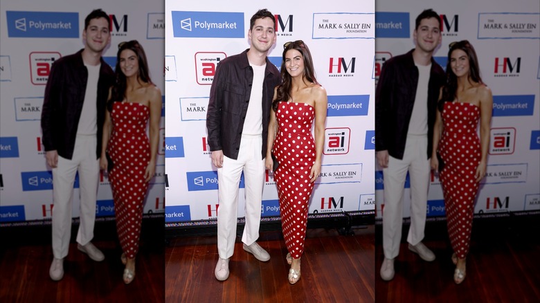 Matt Friend and Kaitlan Collins smiling together