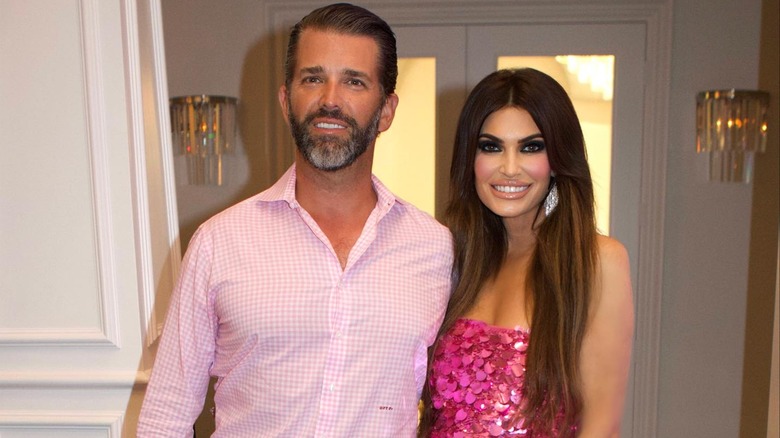 Donald Trump Jr. and Kimberly Guilfoyle smiling