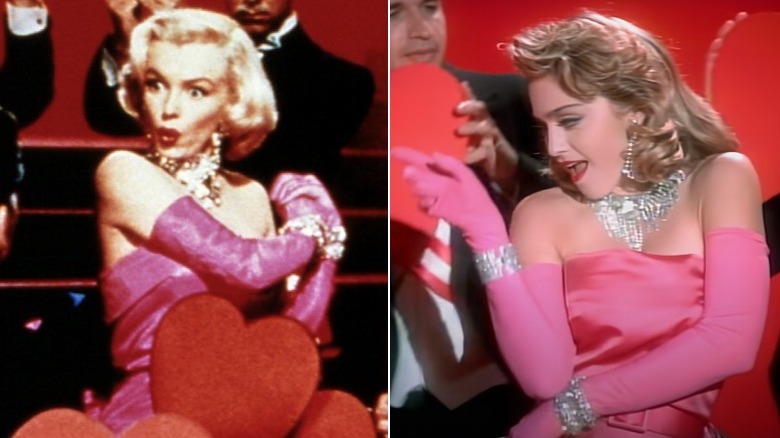 Marilyn Monroe, 1953/ Madonna music video, 1984