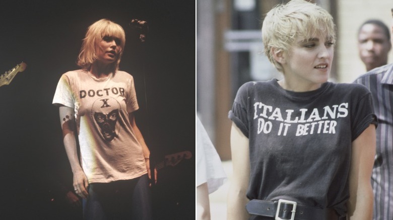 Debbie Harry "Blondie," 1980/Madonna "Papa Don't Preach", 1986