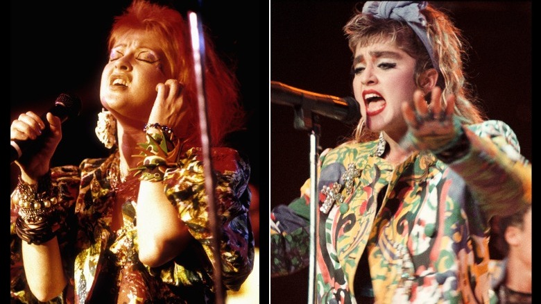 Cyndi Lauper 1984/ Madonna's Virgin tour, 1985