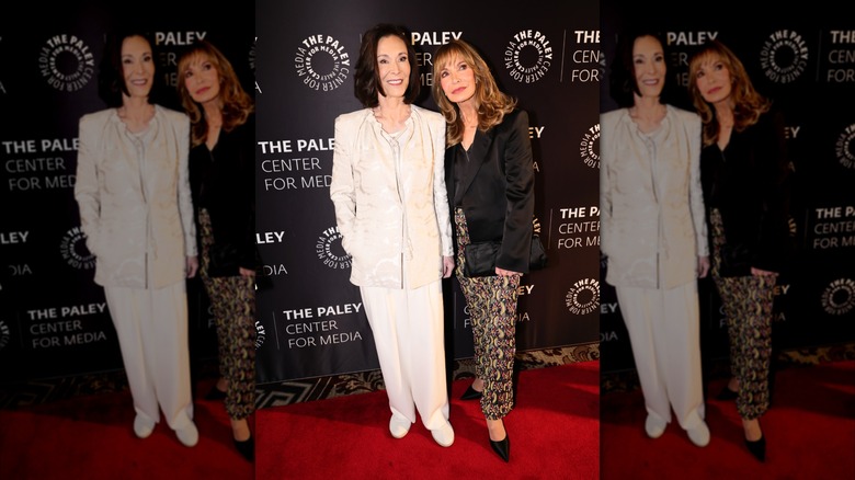 Kate Jackson wearing white and Jaclyn Smith wearing black in 2026