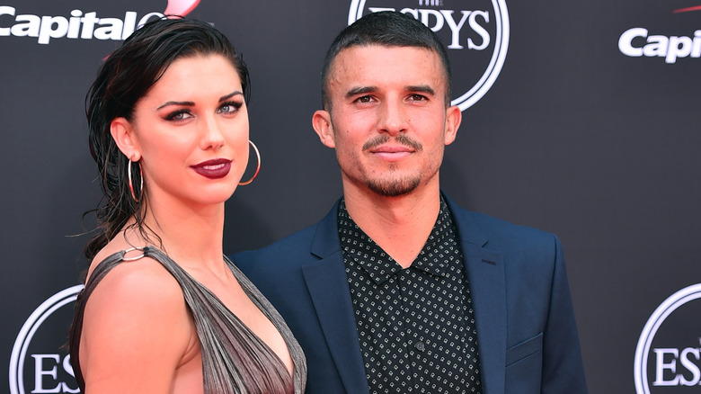 female athlete Alex Morgan and Servando Carrasco