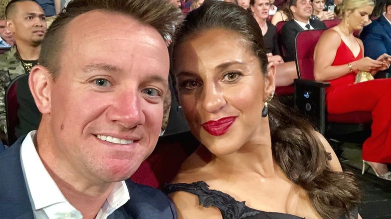 female athlete Carli Lloyd and Brian Hollins