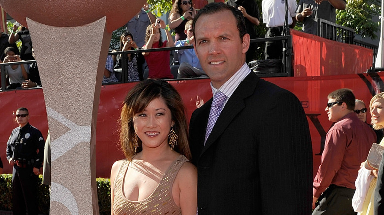 female athlete Kristi Yamaguchi and Brett Hedican