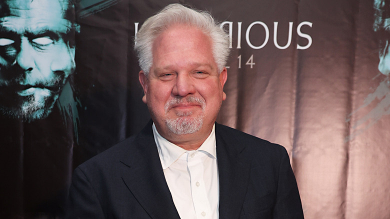 Glenn Beck posing at movie premiere