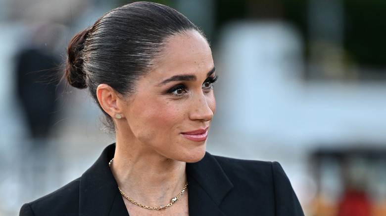 Meghan Markle smiling