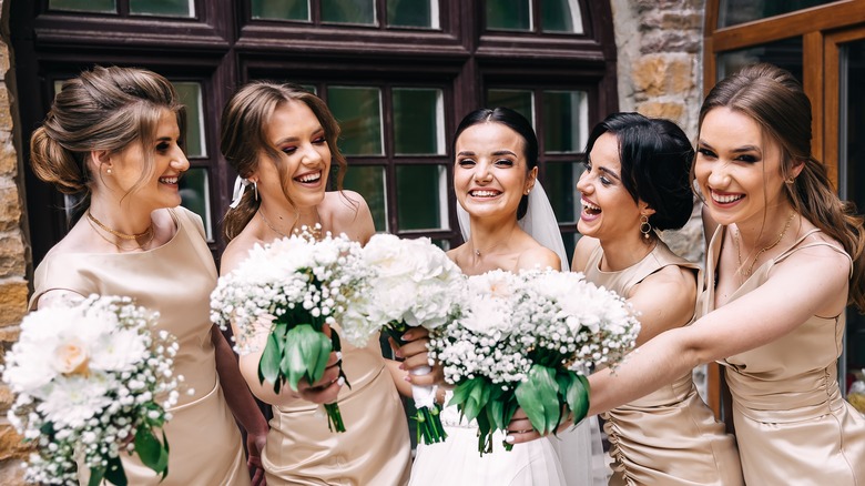 Group of bridesmaids