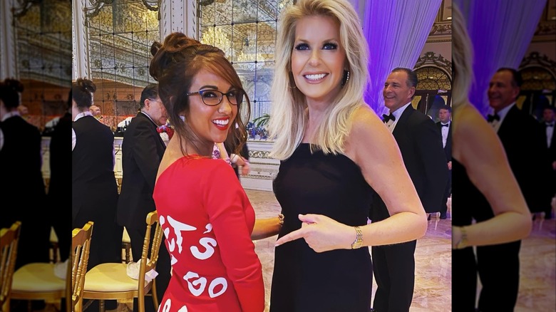 Lauren Boebert and Monica Crowley smiling together