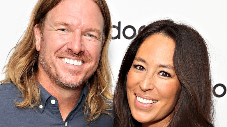 photo of chip and joanna gaines on the red carpet