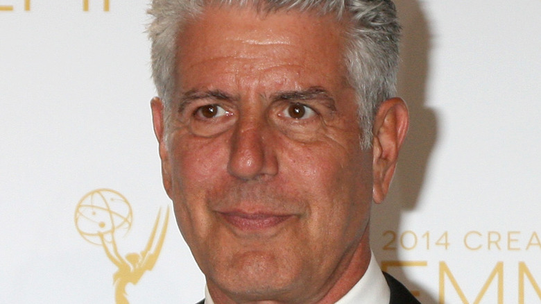 Anthony Bourdain close-up