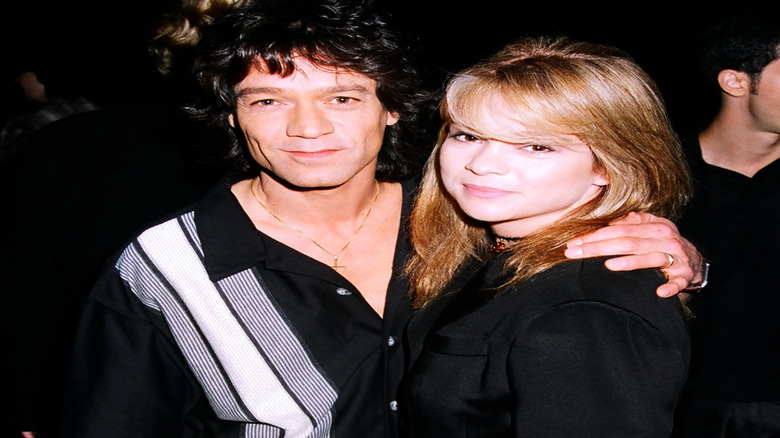 Eddie Van Halen with then-wife Valerie Bertinelli