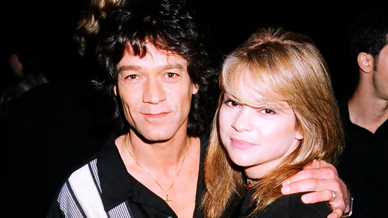 Eddie Van Halen with then-wife Valerie Bertinelli