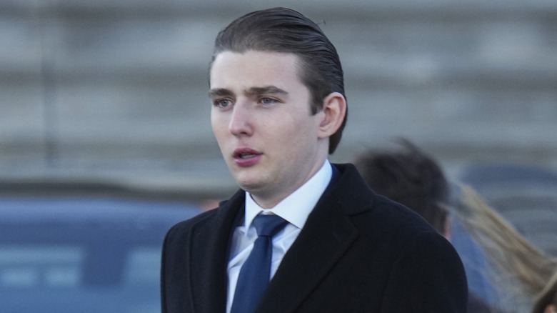 Barron Trump arrives for the inauguration of Donald Trump in Washington, DC (2025)