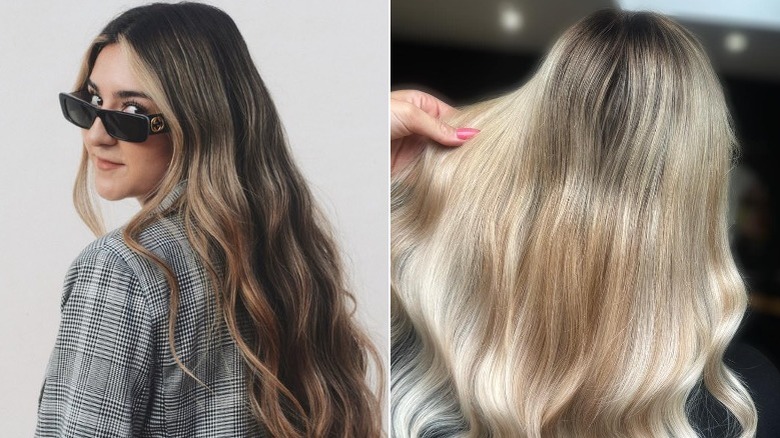 Bronde mermaid hair