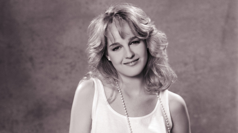 Helen Hunt posing for a promotional photo in 1986