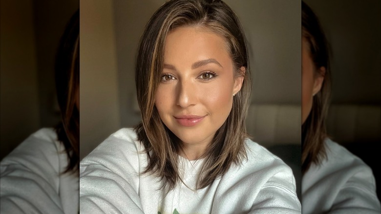 Katie Thurston in a selfie on her 33rd birthday