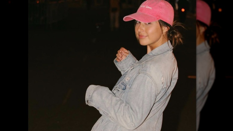 Katie Thurston walking in San Diego
