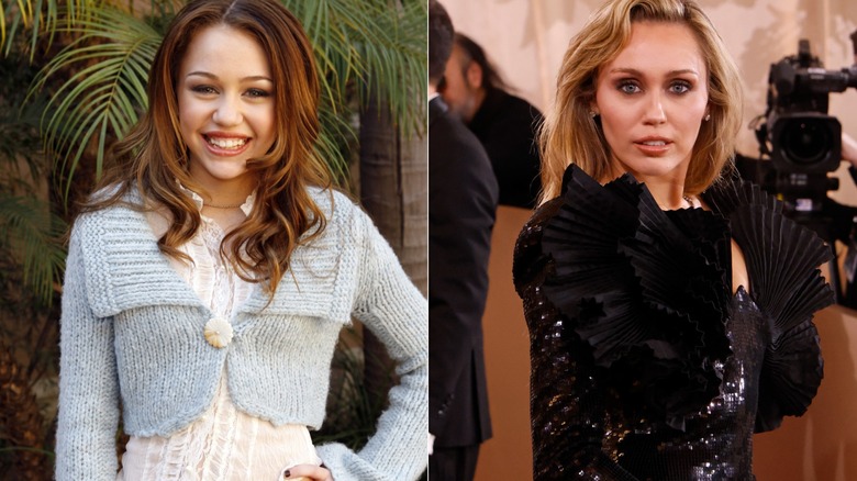 Miley Cyrus poses for a photo