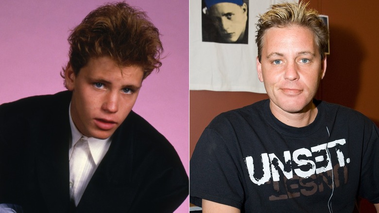 Split of Corey Haim as a preteen and as an adult
