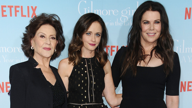 Kelly Bishop, Alexis Bledel, and Lauren Graham Gilmore Girls event