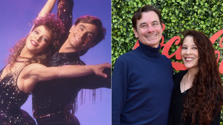 Tai Babilonia and Randy Gardner posing for photos