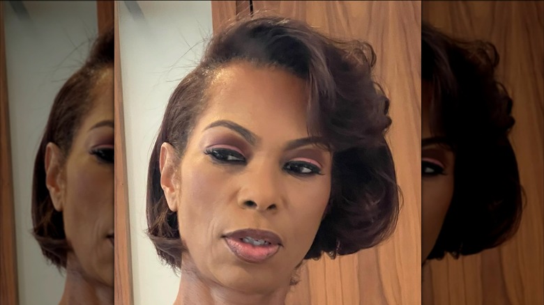 Harris Faulkner looking stern