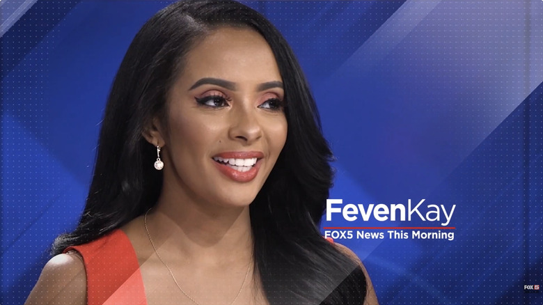 Feven Kay on Fox 5 news.