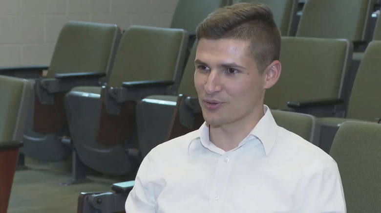 Matt Vereen interviewing someone