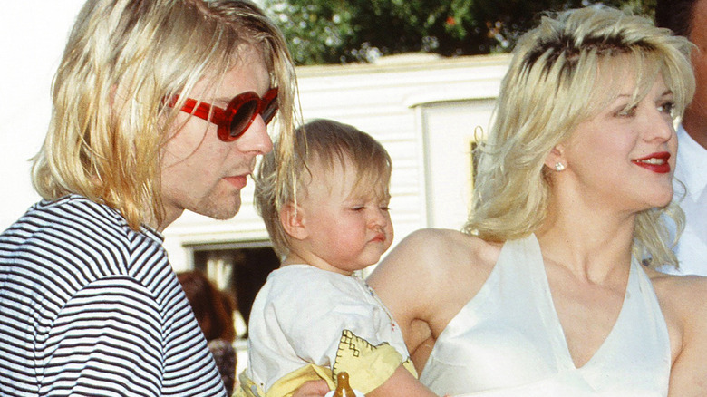 Kurt and Courtney with Frances