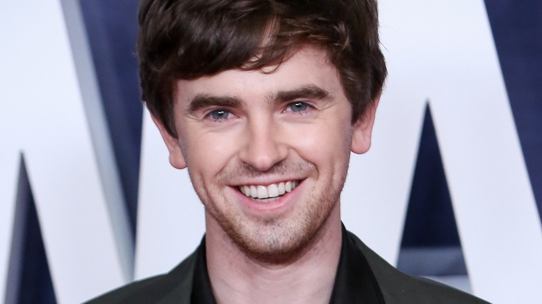 Freddie Highmore smiling